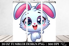 Colorful Crazy Baby Bunny | 20 Oz Tumbler Product Image 2