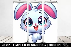 Colorful Crazy Baby Bunny | 20 Oz Tumbler Product Image 2