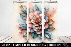 Stained Camellia | 20 oz Tumbler Product Image 2