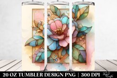 Stained Camellia | 20 oz Tumbler Product Image 2