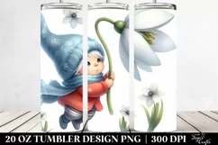 Cute Floating Baby Gnome | 20 Oz Tumbler Product Image 2