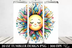Colorful Whimsical Sun | 20 Oz Tumbler Product Image 2