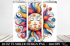 Colorful Whimsical Sun | 20 Oz Tumbler Product Image 2