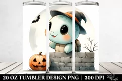 Halloween Clipart Turtle 20 Oz Tumbler Product Image 2