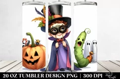 Funny Masquerade Halloween Clipart 20 Oz Tumbler Product Image 2