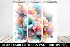 Shiny Rhododendron Clipart, Transparent 20 Oz Tumbler Product Image 2