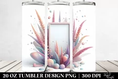 Heather Watercolor Splash 20 Oz Tumbler Product Image 2