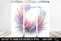 Heather Watercolor Splash 20 Oz Tumbler Product Image 2