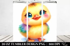 Vibrant Baby Duckling | 20 Oz Tumbler Product Image 2