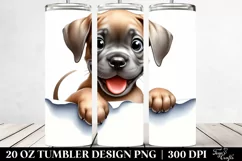Cute Funny Great Dane Baby | 20 Oz Tumbler Product Image 2