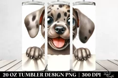 Cute Funny Great Dane Baby | 20 Oz Tumbler Product Image 2