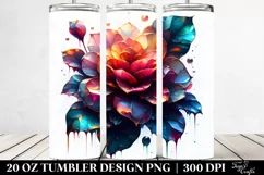 Shiny Begonia Material | 20 Oz Tumbler Product Image 2