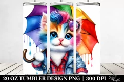 Baby Cat Model Umbrella Tumbler Product Image 2