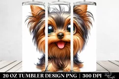 Cute Funny Yorkshire Terrier | 20 Oz Tumbler Product Image 2