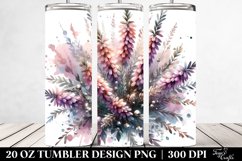 Watercolor Glossy Heather | 20 Oz Tumbler Product Image 2