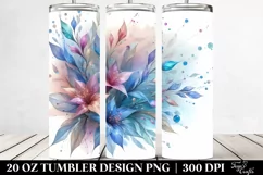 Monkey made of Flowers 20 Oz Tumbler Product Image 2