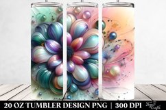 Abstract Vibrant Pastel Shiny Anemone Material | 20 oz Product Image 2