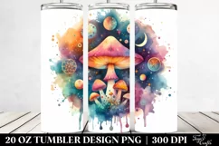 Magical Celestial Astral Mushroom | 20 Oz Tumbler Product Image 2