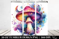 Magical Celestial Astral Mushroom | 20 Oz Tumbler Product Image 2