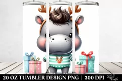 Eerie Cute Baby Hippo 20 Oz Tumbler Product Image 2