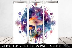 Vibrant Magical Mushroom Tarot Clipart Product Image 2