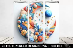 Colorful Whimsical Moon | 20 Oz Tumbler Product Image 2