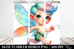 Modest Cute Fairy Watercolor 20 Oz Tumbler Product Image 2