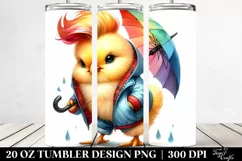 Baby Chicken Posing Happily | 20 oz Tumbler Product Image 2