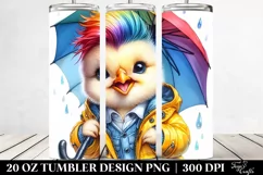 Baby Chicken Posing Happily | 20 oz Tumbler Product Image 2