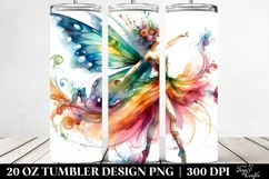 Dancing Fairy Drawing | 20 oz Tumbler Product Image 2