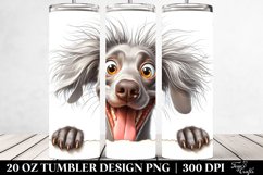 Funny Cute Crazy Looking Weimaraner | 20 Oz Tumbler Product Image 2