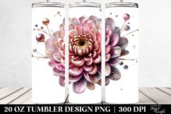 Elegant Chrysanthemum Clipart Product Image 2
