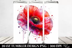 Shiny Poppy | 20 Oz Tumbler Product Image 2