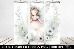 Whimsical Washed Fairy | 20 Oz Tumbler Product Image 2