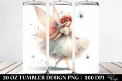 Whimsical Washed Fairy | 20 Oz Tumbler Product Image 2