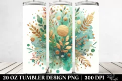 Colorful Greenish Background | 20 oz Tumbler Product Image 2