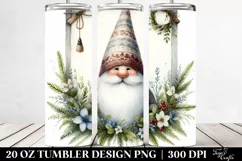 Simple Vintage Gnome Watercolor Tumbler Product Image 2
