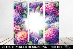Colorful Tulip Frame | 20 oz Tumbler Product Image 2