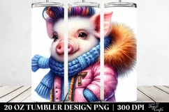 Vibrant Baby Pig 20 Oz Tumbler Product Image 2