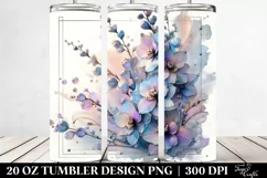 Pastel Splash Delphinium | 20 oz Tumbler Product Image 2