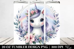 Pastel Baby Unicorn Tumbler | 20 Oz Product Image 2