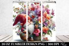Gorgeous Detailed Gnome Tumbler | 20 Oz Product Image 2