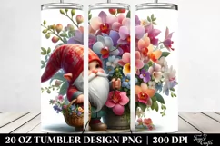 Gorgeous Detailed Gnome Tumbler | 20 Oz Product Image 2