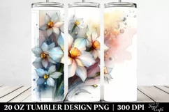 Metallic Narcissus Splash | 20 oz Tumbler Product Image 2