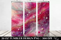 Colorful Magenta Glittery Background | 20 Oz Tumbler Product Image 2