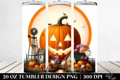 Digital Painting JACK-O'-LANTERN | 20 oz Tumbler Product Image 2