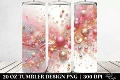 Colorful Pinkish Background | 20 oz Tumbler Product Image 2
