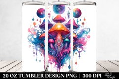 Vibrant Magical Mushroom Tarot Clipart Product Image 2