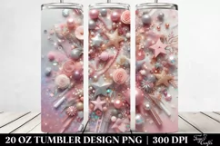 Colorful Pinkish Background | 20 oz Tumbler Product Image 2