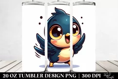 Crazy Cartoon Spintax Blackbird | 20 Oz Tumbler Product Image 2